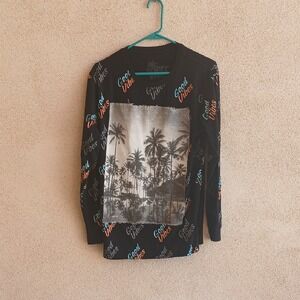 Vibe Cool Vibes Black Long Sleeve Tee